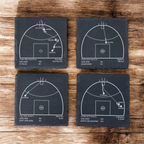 Adelaide Crows Greatest Plays – Slate Coasters (Set of 4)