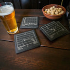 Brisbane Broncos Greatest Plays – Slate Coasters (Set of 4)