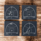 Western Bulldogs Greatest Plays – Slate Coasters (Set of 4)